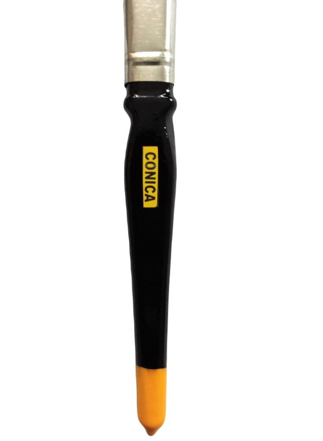 Conica 12mm (1/2 inch) Paint Brush, Imported Bristle Paint Brush for All Types of Paints Such as Oil Tempera Watercolor etc. - Image 4